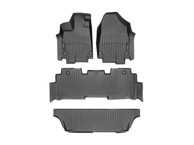 WeatherTech FloorLiner for 2018-2026 Honda Odyssey - Full Set, Black