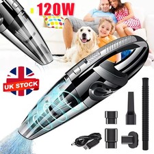 120W Handheld Small Vacuum Cleaner Wet & Dry Rechargeable Cordless for Home Car