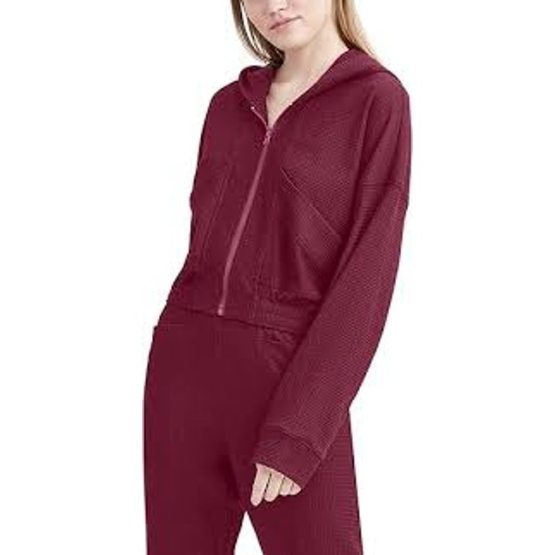 BCBGENERATION Zip Front Slouchy Drop Shoulder Hoo… - image 2