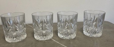 Vintage 4er Set Kristall Tumbler/ Whisky Gläser