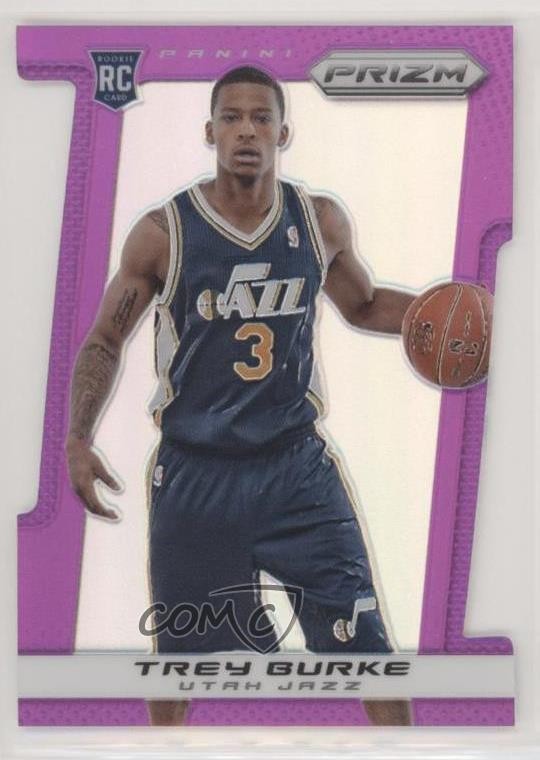 2013-14 Panini Prizm Purple Prizm Die-Cut /49 Trey Burke #282 Rookie RC z9m