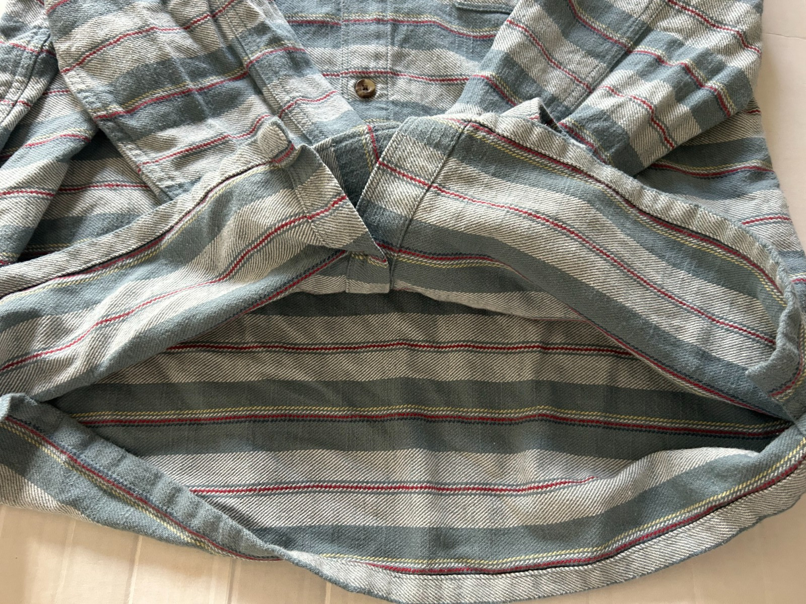 BILLABONG SIZE XL BUTTON DOWN MULTICOLOR STRIPED … - image 4
