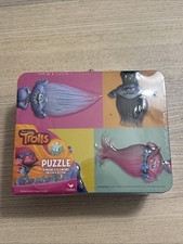 Rompecabezas Cardinal Dreamworks Trolls 24 piezas en lonchera lata sellada