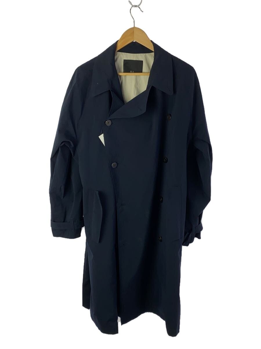 Trench Coat/2/Polyester/Nvy/Plain 3432