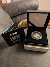 2022 Royal Mint 100 Years of the BBC Silver Proof 50p Coin