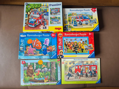 Puzzle Kinder Konvolut 12-18 Teile