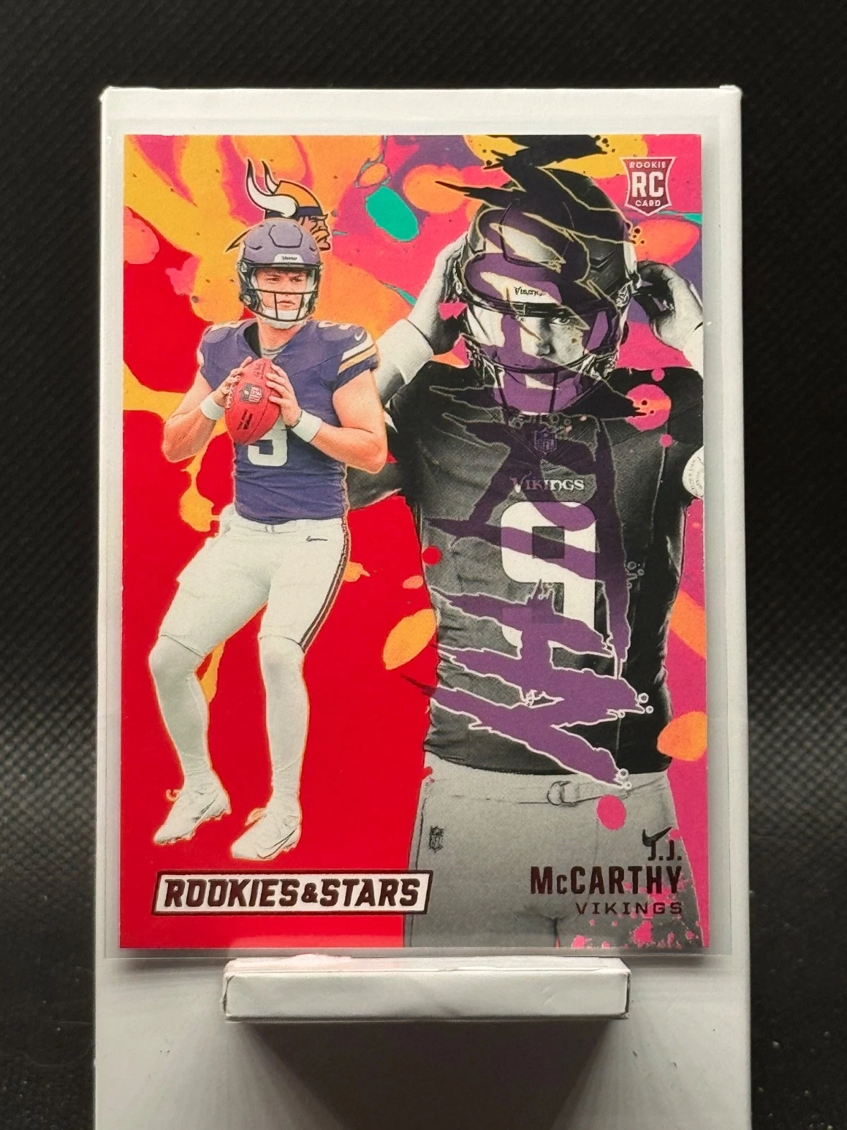 JJ McCarthy Panini Rookies & Stars Rookie Exclusive #REJMY Longevity