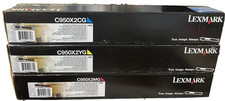 3 Pk - Lexmark High Yield Toner C950X2CG C950...