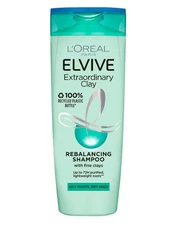 NEW L'Oreal Elvive Extraordinary Clay Balancing Shampoo 400ml - Oily Roots & Dry