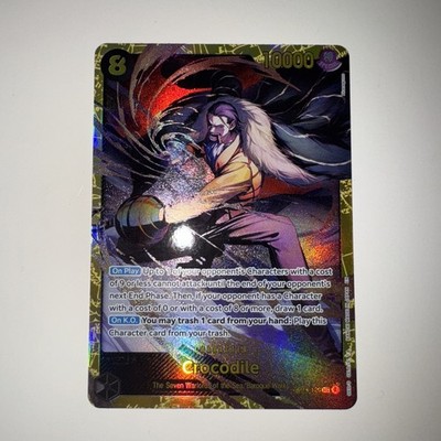 One Piece TCG OP14-120 Crocodile SEC Card Game CCG Englisch