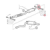 Fassung FüR Abflussrohr Fiat Panda 4X4 - Lancia Y10 Original 7733522