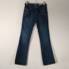 Old Navy Boot Cut Dark Wash Blue Jeans Size 14