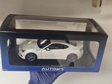 AUTOart 1:18 scale Subaru BRZ - White (78693) (Minor Defects See Pics)