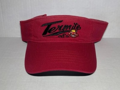 Vintage Termite Skateboards Red 8ball Adult Visor 90s Skate Hat 2000s Y2K