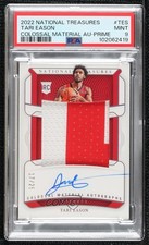 2022 National Treasures Colossal Material Prime 17/25 Tari Eason PSA 9 Auto 0bi3