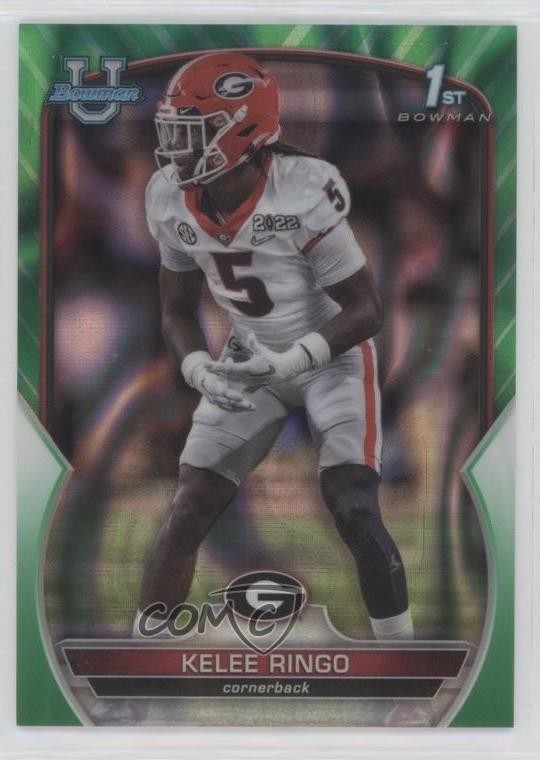 2022 Bowman U Chrome Green Lava Refractor 39/99 Kelee Ringo #68