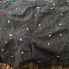 NWOT Talbots Womens Sz14 Relaxd Chino Denim Shorts July 4th Stars Patriotic USA — photo 6