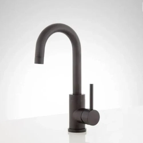 New Matte Black Ravenel Single-Hole Bar Faucet by Signature Hardware - Picture 2 of 3