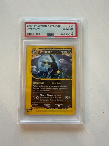 Umbreon graded PSA 10 for sale on eBay