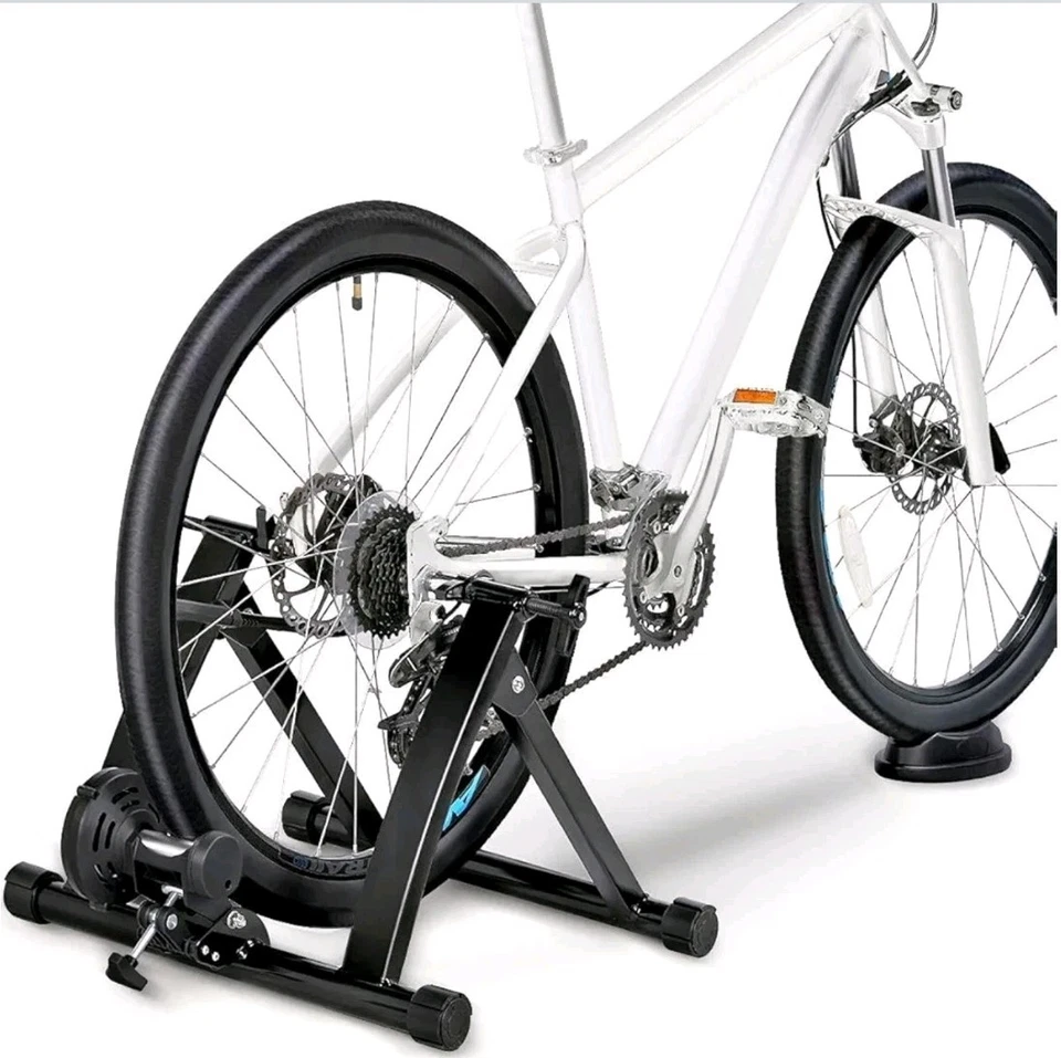 Soporte magnético plegable para bicicleta Sportneer con reducción de ruido para ejercicio en interiores Foto 2 de 4