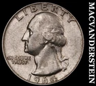 1964 Silver Washington Quarter-Scarce Better Date No Reserve #i3104