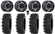 KMC Torx Bdlk 15" Wheels Bk +0mm 32" ACP Tires CFMoto ZForce Z10 / Z10-4