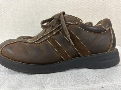 Vintage American Eagle Oxford Shoes Mens 8 Brown Leather Y2K  display picture 3