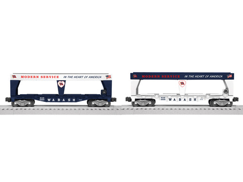 Combo-2 barras automáticas Wabash Lionel LCCA 45 aniversario con 8 autos. 58584 y 58585 | Condition: New