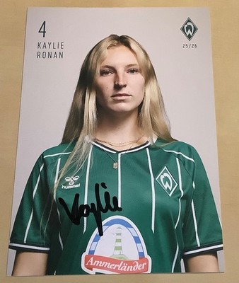 Kaylie Ronan Orig. Signierte Autogrammkarte Werder Bremen Frauen Autogramm #26