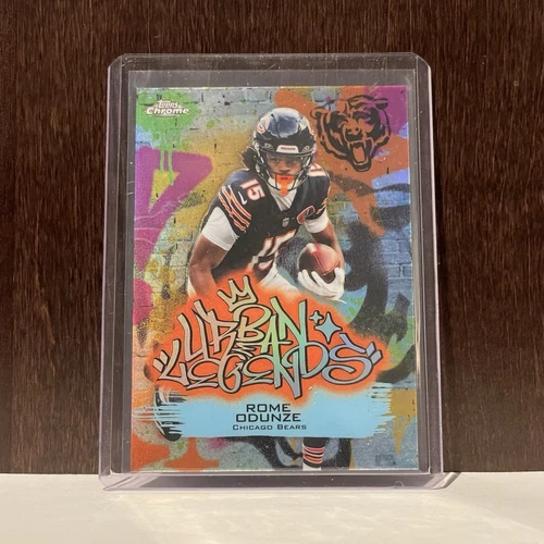 2025 Topps Chrome Rome Odunze Base (RAW)