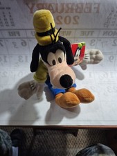 DISNEY Goofy Plush Doll Vintage W/Tags 13 Stuffed Animal Toy Cute Fisher Price