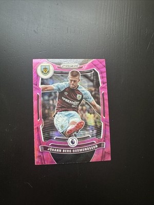 2021-22 Panini Prizm Premier League - Johann Berg Gudmundsson #69 Pink Prizm