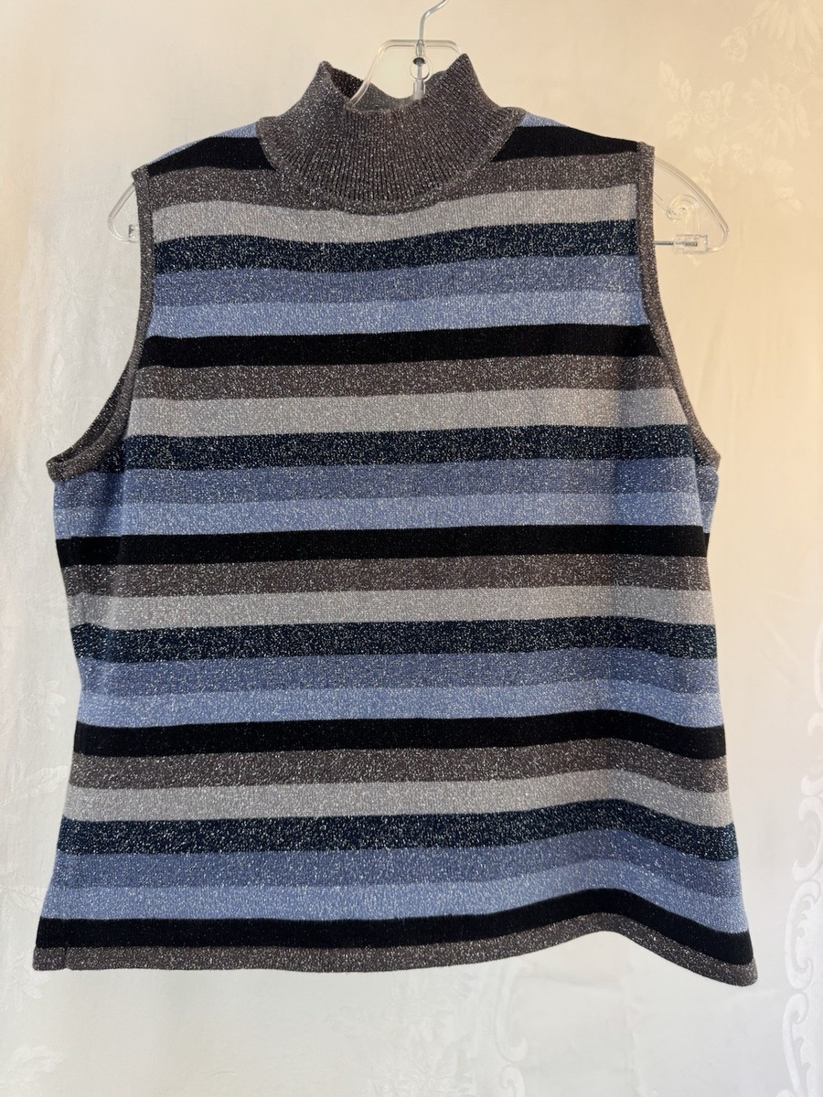 Liz Claiborne Liz Sport Turtle Neck Tank Top XL - Main Image