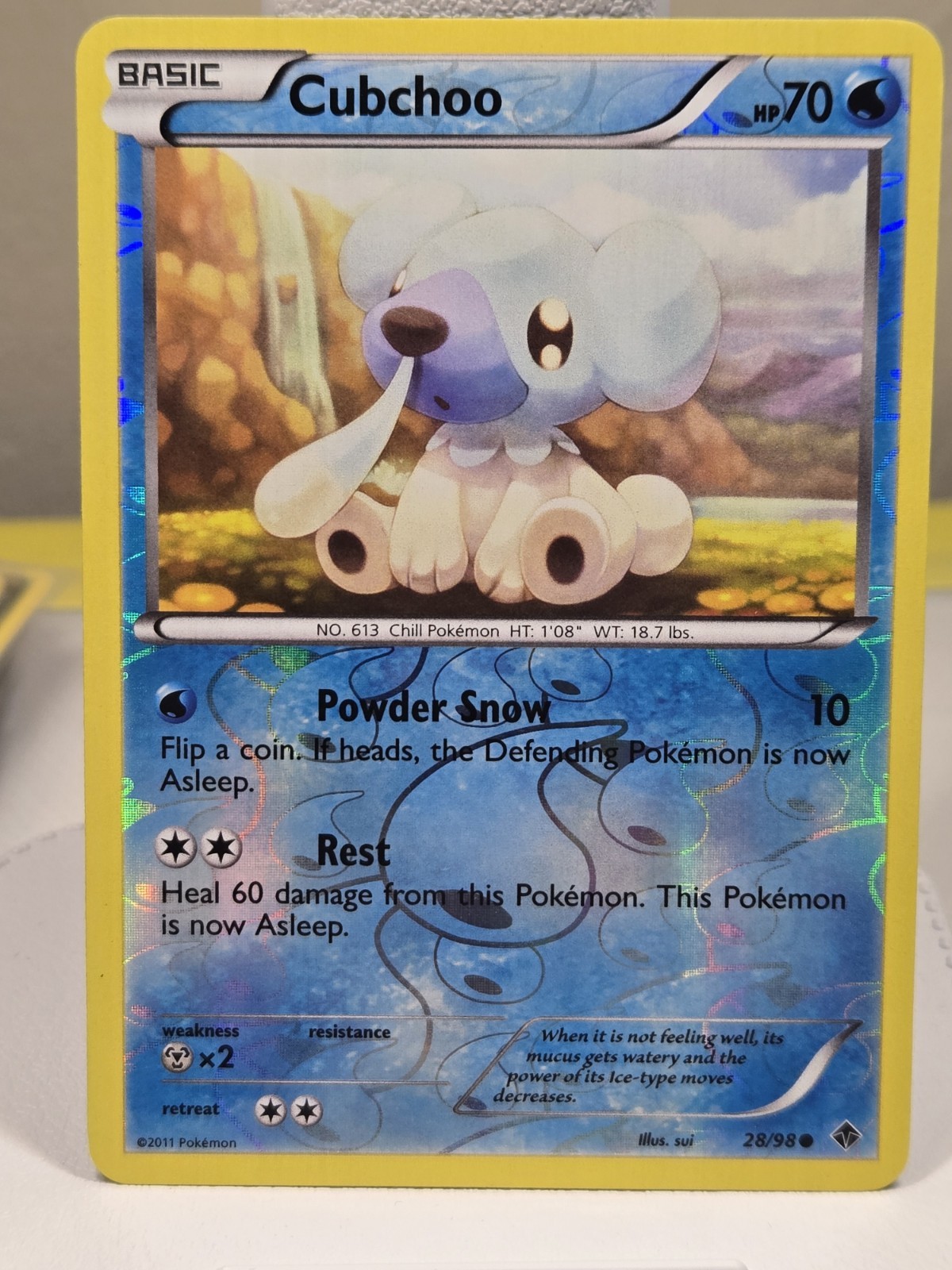 Cubchoo 28/98 Emerging Powers Reverse Holo