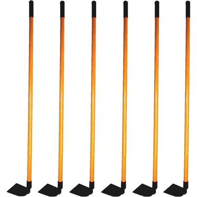 Garden Hoe 60''Handle Length 60''Fiberglass Rubber Grip Handle Ashman Garden Hoe w