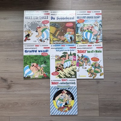 Asterix 8 books package (1,9,52 ,60, 30, 48, 35) Goscinny-Uderzo-Hachette
