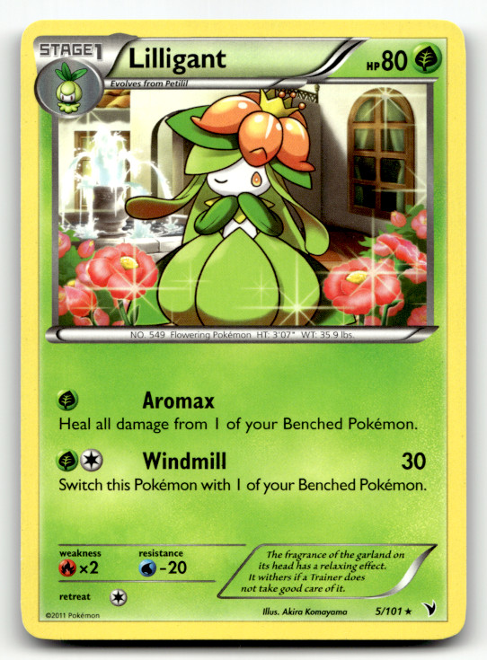 Lilligant 5/101 Normal Rare Noble Victories LP