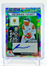 2025/26 Contenders Euroleague RICHAUN HOLMES Cracked Ice AUTO 03/23
