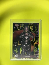 Nia Jax Black Gold Flame 2025 Topps Chrome WWE x Cactus Jack #13