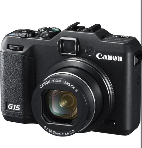 Canon PowerShot G15 12.1MP Digitalkamera - Schwarz - Bild 2 von 2