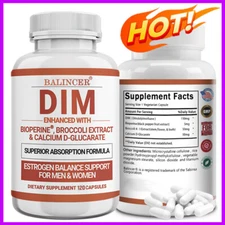DIM Enhanced capsule containing bioflavonoids - estrogen balance 120 Capsules