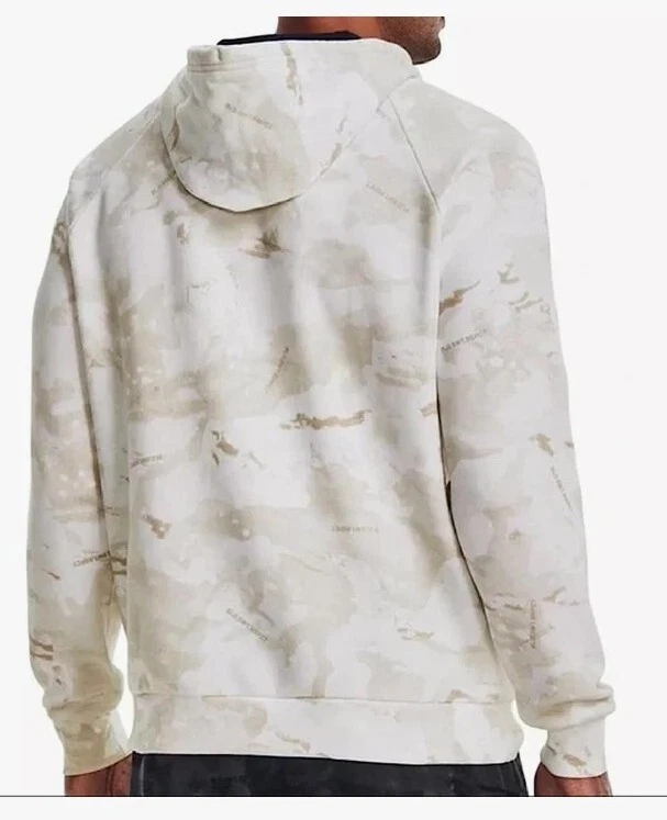 White camo under armour on sale hoodie