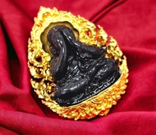 Phra Pidta Jaosua Pim Lek LP Toh Wat Tham Singto Thong Temple Thai Buddha Amulet