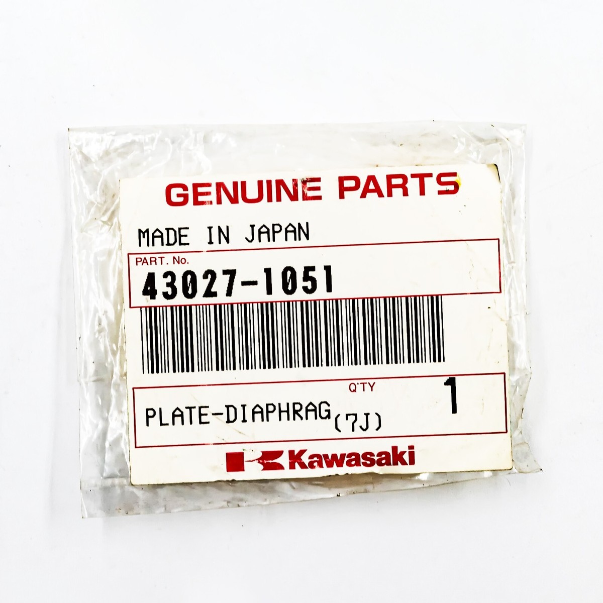 に 43027-1051] GENUINE KAWASAKI - DIAPHRAGM PLATE | eBay