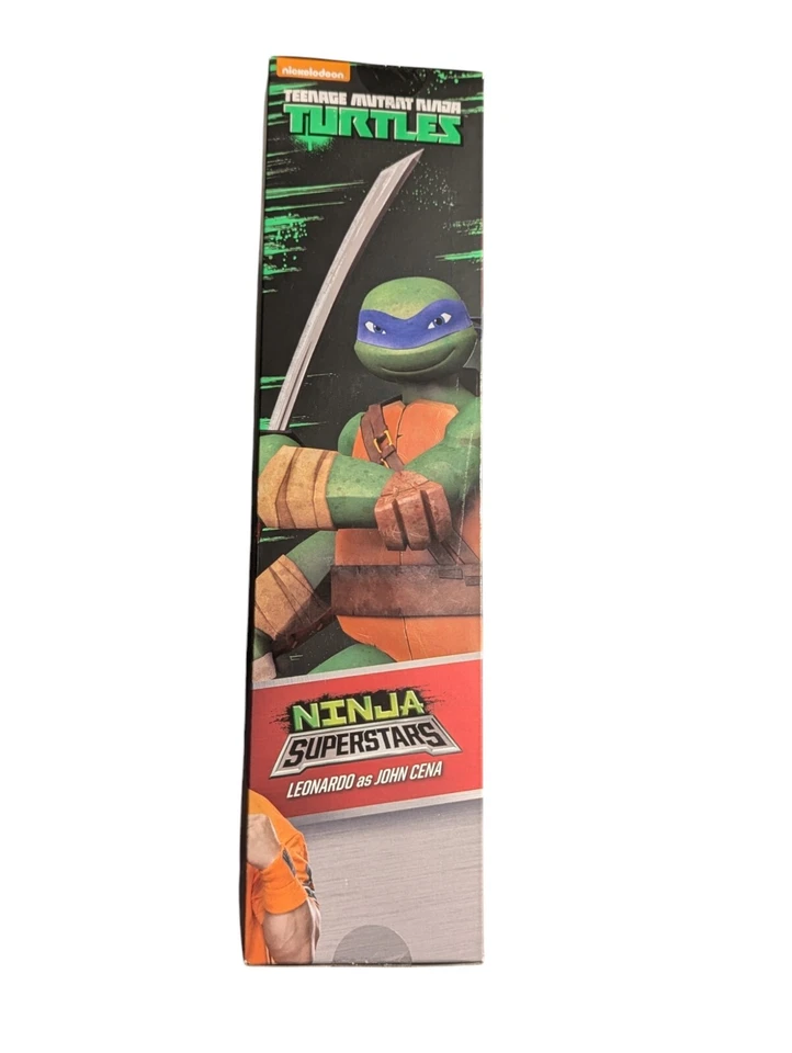 Playmates 2016 WWE TMNT Superstars Leonardo como John Cena Ninja Turtles nuevo Foto 2 de 4