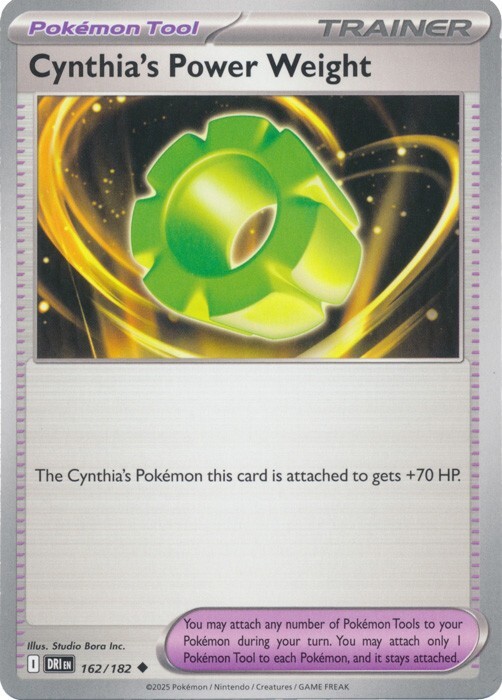 Cynthia's Power Weight