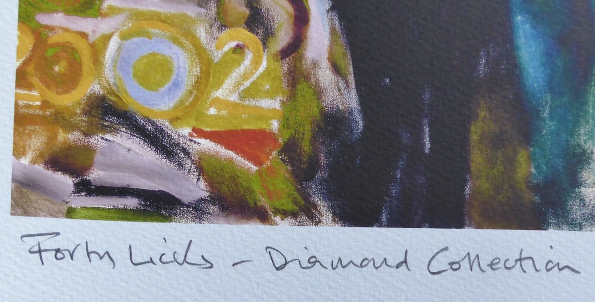 RONNIE WOOD ROLLING STONES FORTY LICKS JAPAN EDITION DIAMOND
