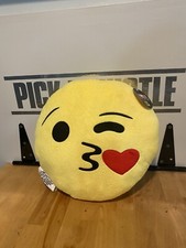 Cojín Almohada Emoji, Suave Cómodo Smiley Emoticon Juguete Almohada Redonda, 30/40Cm