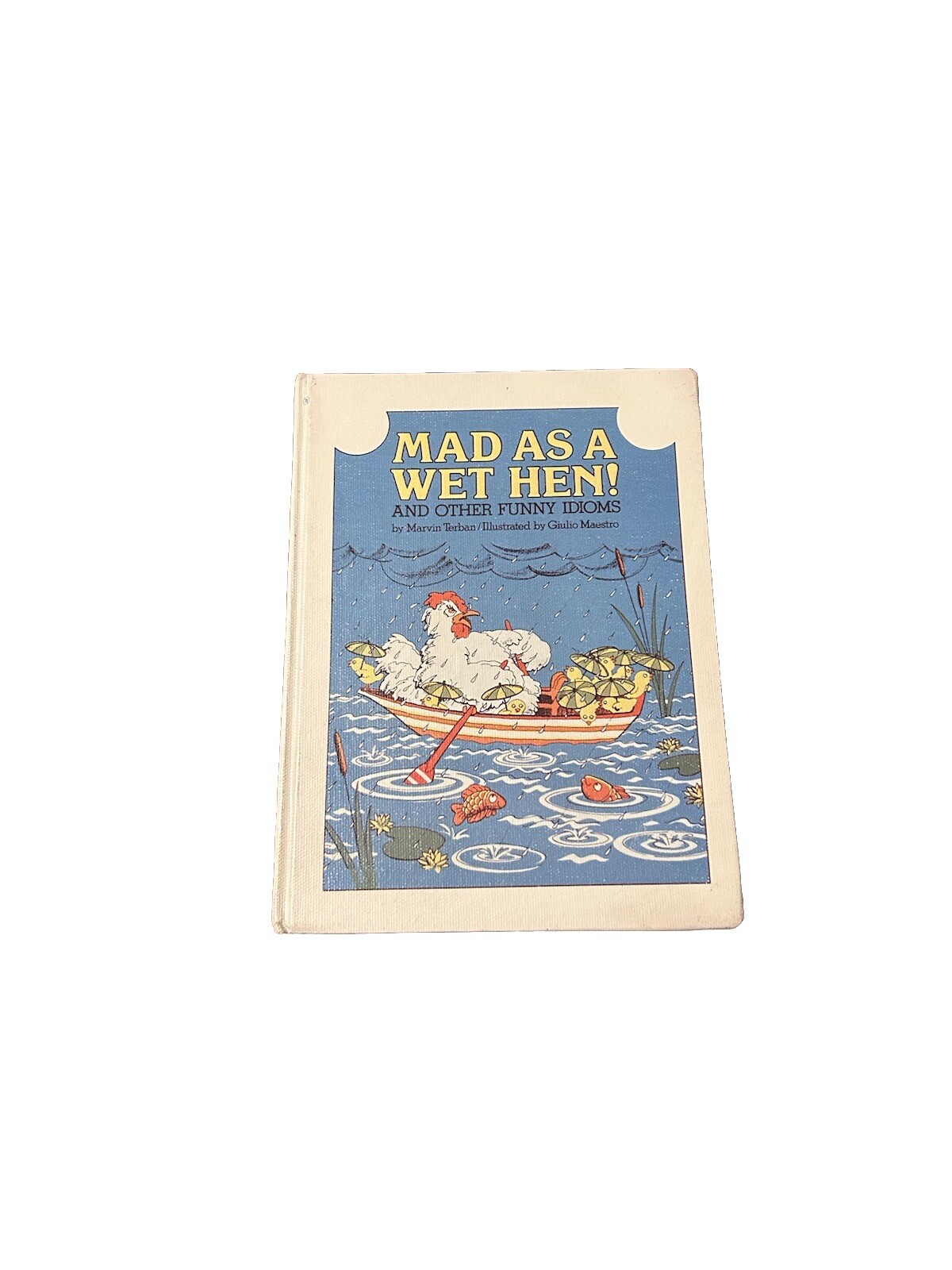 Mad As a Wet Hen! And Other Funny Idioms by Marvin Terban Hardcover 1987 Vintage