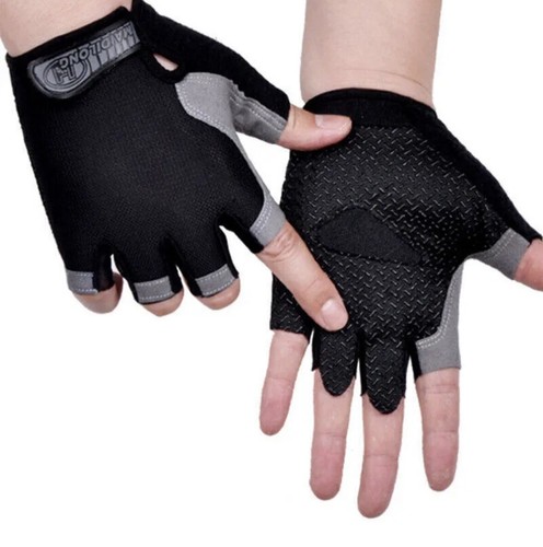 Fahrrad-Handschuhe XL Halbfinger Damen Herren Bike Rad MTB Sport Fitness - Bild 2 von 2